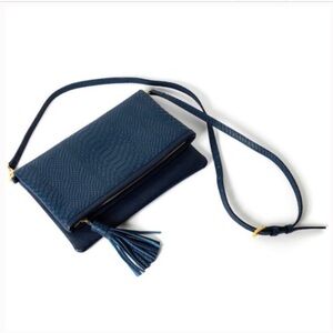 Gigi New York Navy Blue Women's Crossbody Bag